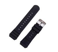 yaponuk Gummi-Uhrenarmband für Luminox 0200, 3901, 7050 Uhrenzubehör 21 mm(Blacks)