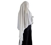 Yaqeen XL-Khimar-Dreieck-Hidschab für Muslime, einteilig, weicher Kreppstoff, Kopftuch, Material, Chadors, Arabien, islamisches Gebetskleid, muslimische Schals, Körperabdeckung