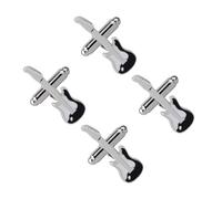 Yardenfun 2 Paar Manschettenknöpfe Aus Legierung Stylische Gitarren Design Langlebiges Herren Hemdzubehör Für Business Und Alltag