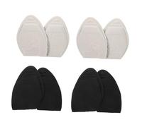 Yardenfun 4 Paar Rutschfeste Vorfußpolster aus Schwammstoff Selbsthaftende Mittelfußpolster Komfortable Einlegesohlen für High Heels Anpassung Unpassender Schuhgrößen Fußpflege für Damen