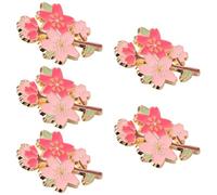 Yardenfun Brosche für Kleider 25er Set Kirschblüten aus Legierung, rosa Schmuck Anstecknadeln, praktische Anwendung für Frauen bei täglichen Tragen