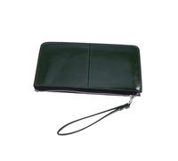 Yardenfun Damen Geldbörse mit Reißverschluss und Schnalle Hohe Kapazität Envelope Bag Eleganter Clutch Handtasche in Dunkelgrün Multifunktional mit Handyfach und Sicherem Verschluss