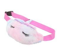 Yardenfun Plüsch Einhorn Hüfttasche für Verstellbare Brusttasche aus Weichem Hautfreundlichem Material mit Metallreißverschluss Modische Cartoon Gürteltasche für Snacks und Zufälliger Stil