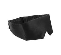 Yardenfun Schlafmaske Augenbinde Doppellagiges Satin Baumwolle Schwarz Mit Klettband Atmungsaktiv Vollständig Lichtundurchlässig Für Reisen Zuhause Erwachsene Und Damen