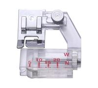 Yardenfun Schrägbinder-Nähfuß Für Haushaltsnähmaschinen Metall Und Hartplastik Universal Verstellbar Für Bandbindung Und Nähzubehör 1 Stück