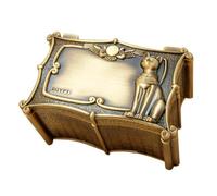 Yardenfun Vintage-schmuckschatulle - Aufbewahrungsbox Zinklegierung Widerstandsfähig Elegante Präsentationsbox Zum Verpacken