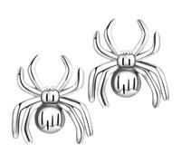 Yardwe 1 Paar Spinnenohrringe Halloween Ohrstecker aus Metall Minimalistische Schmuckaccessoires für Damen Alltag und Kostüm