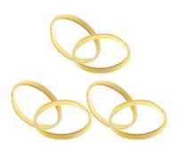 Yardwe 6 Stück Teiliges Verstellbares Elastisches Metallarmband für Herren Rutschfeste Armbänder mit Flexiblem Sitz Langlebige Manschetten für Hemdärmel Goldene Herrenarmbänder als