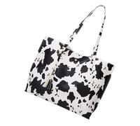 Yardwe Große Cow Grain Schultertasche Damen Modische Tote Bag mit Quaste Vielseitige Umhängetasche für Arbeit Schule Shopping und Reisen Geräumig und Stilvoll