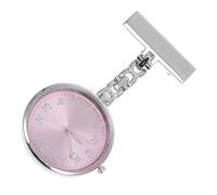 Yardwe Hängeuhr Quarzwerk für Klinikpersonal mit Großem Ziffernblatt und Synthetischem Gehäuse für Ärzte und Pflegekräfte im Alltag Violett