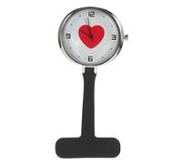 Yardwe Minimalistische Silikon Schwesternuhr mit Clip Leichtes Quarzuhrwerk Komfortabel für Pflegepersonal Langlebiges Material für Medizinische Berufe und Pflegeexamen