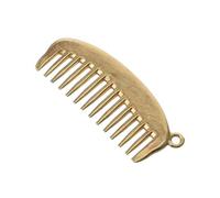 Yardwe Vintage Mini Metallkamm Anhänger Kleines Haarkamm Schlüsselanhänger Stilvolles Herren Bartkamm Accessoire DIY Schlüsselring Schmuck für Frauen und Männer