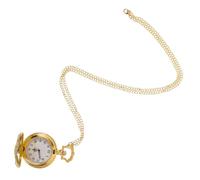 Yardwe Vintage Taschenuhr Herren Große Runde Metall Taschenuhr mit Deckel Langlebige Retro Uhr für Senioren und Damen