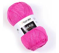 Yarn Art Jeans Plus Garn, 55 % Baumwolle, 45 % Polyacryl, 100 g, 160 m, Garngewicht 4: Kammgarn (42)