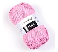 Yarn Art Jeans Plus Garn, 55% Baumwolle, 45% Polyacryl, 100 g, 160 m, Garngewicht: 4: Kammgarn (36)