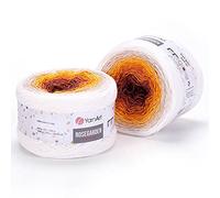 Yarn Art RoseGarden Super Fino Kuchengarn, 100 % Baumwolle, 1 Knäuel, 250 g, 1093 yds (307)