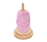 Yarn Holder Spinner | 8,07 Zoll Holzhaken Winder Organizer Rotating Yarn Holder Smooth Free Knitting Accessory Craft Storage Tool | Knitting Crochet Sewing Gift for Home Travel Beginners