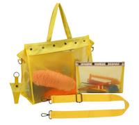 Yarn Organizer Bag, Crochet Storage Project Holder, Borehole Feeding Craft Tote, Portable Knitting Storage Solution, Yarn Bag with Modern Design, Creative Carry for School Outdoor