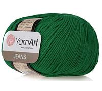 YarnArt Amigurumi-Garn aus Baumwollmischung, Baumwoll-Acrylgarn zum Stricken und Häkeln, DK Gewicht/leichtes Kammgarn für Amigurumi, Babyartikel und Kleidungsstücke