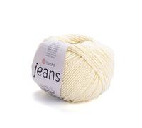 YarnArt Jeans-Baumwollmischgarn für Amigurumi, Häkeln & Stricken, weiches türkisches Garn, 55% Baumwolle - 45% Polyacryl, perfekt für handgefertigte Projekte (86)