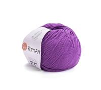 YarnArt Jeans-Baumwollmischgarn für Amigurumi, Häkeln & Stricken, weiches türkisches Garn, 55% Baumwolle - 45% Polyacryl, perfekt für handgefertigte Projekte (50)