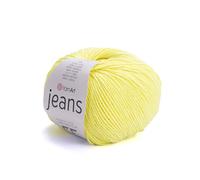YarnArt Jeans-Baumwollmischgarn für Amigurumi, Häkeln & Stricken, weiches türkisches Garn, 55% Baumwolle - 45% Polyacryl, perfekt für handgefertigte Projekte (58)