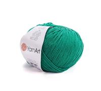 YarnArt Jeans-Baumwollmischgarn für Amigurumi, Häkeln & Stricken, weiches türkisches Garn, 55% Baumwolle - 45% Polyacryl, perfekt für handgefertigte Projekte (52)