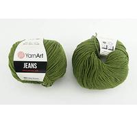 YarnArt Jeans Garn Baumwollgarn Amigurumi Babygarn Wolle 50g Yarn Art 160m/50g (82)