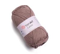 Yarn Art Jeans Plus Garn, 55% Baumwolle, 45% Polyacryl, 100 g, 160 m, Garngewicht: 4: Kammgarn (71)