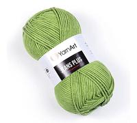 Yarn Art Jeans Plus Garn, 55% Baumwolle, 45% Polyacryl, 100 g, 160 m, Garngewicht: 4: Kammgarn (69)