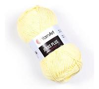 YarnArt Jeans Plus Garn aus Baumwollmischung, weiches Babygarn, 55 % Baumwolle, 45 % Acryl, 100 g, 160 m, Garnstärke: 4 (1 Knäuel) (67)