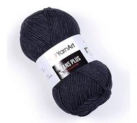 Yarn Art Jeans Plus Garn, 55% Baumwolle, 45% Polyacryl, 100 g, 160 m, Garngewicht: 4: Kammgarn (28)