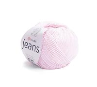 YarnArt Jeans-Sportgarn, 55 % Baumwolle, 45 % Acryl, 1 Knäuel, 50 g, weiches Baumwollgarn zum Stricken und Amigurumi (74)