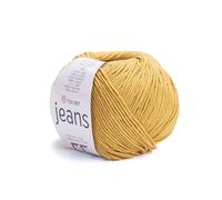 YarnArt Jeans-Sportgarn, 55 % Baumwolle, 45 % Acryl, 1 Knäuel, 50 g, 174 m, Baumwollgarn, Strickgarn, weiches Garn, Amigurumi-Baumwollgarn (84)