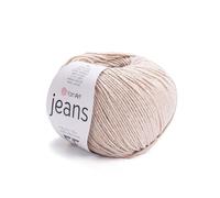 YarnArt Jeans-Sportgarn, 55 % Baumwolle, 45 % Acryl, 1 Knäuel, 50 g, 174 m, Baumwollgarn, Strickgarn, weiches Garn, Amigurumi-Baumwollgarn (87)