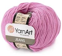 YarnArt Jeans Sportgarn, 55 % Baumwolle, 45 % Acryl, 1 Knäuel, 50 g, 20 Stück
