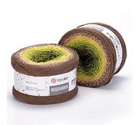 YarnArt RoseGarden Kuchengarn, 100 % Baumwolle, 1 Knäuel, 250 g, 322 Stück