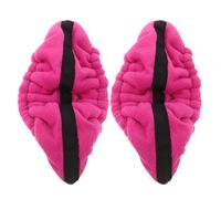 YARNOW 2 Stück Weiche Schlittschuhüberzüge Eislaufkufenschutz aus Polarfleece Dehnbar bis 46cm für Hockey und Eislaufschuhe Jugend und Erwachsenenskater für Skating und Volle Eisbahnen