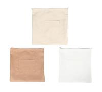 YARNOW 3 Stück Handtaschen Organizer mit Kordelzug Faltbarer Stoffeinsatz In Naturtönen Innentasche mit Fächern für Freizeit und Reisetaschen