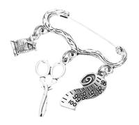 YARNOW Brosche Modischer Anstecker mit Einzigartigem Näher Motiv Edelstahl Komfortabel und Einfach zu Tragen für Damenkleidung und Winterkleidungsschmuck