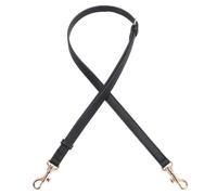 YARNOW Damen Taschenriemen aus Echtem Leder für Schultertaschen, Schwarz | Selbstgemacht Zubehör, Leicht Anzupassen und Robust, Ersatz für Messenger Pouch und Umhängetasche