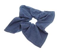YARNOW Jeans Haargummi für Dickes Haar Elastisches Haarband Quadratisches Haartuch in Blau für Damen zum Erstellen verschiedener Frisuren