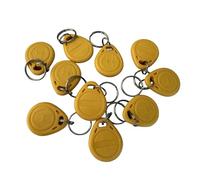 YARONGTECH 125khz blau rot gelb RFID wiederbeschreibbare beschreibbares Schlüsselanhänger Tag blanko Tag Chip t5577 Hotel Token 10 Stück