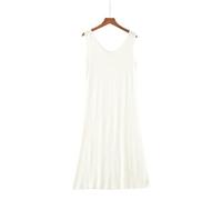 YAROVA Damen Nachthemden - Sling Nachthemd Sexy Dessous Nachthemd Damen Lässige Nachtwäsche Lange Ärmellos Sommer Plus Size Lose Bequeme Heimkleidung,Weiß,4XL
