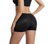 YAROVA Damen Po Push Up Unterhose - Frauen Sexy Butt Lifter Fake Ass Höschen Hip Enhancer Gepolsterte Push-Up-Slips Body Shaper Unterwäsche Plus Size Seamless Shapewear,Schwarz,M