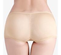 YAROVA Damen Po Push Up Unterhose - Frauen Sexy Butt Lifter Schwamm Gepolstert Comfy Push Up Mittlere Taille Höschen Nahtlose Shapewear Slips Unterwäsche Bauchformer,M