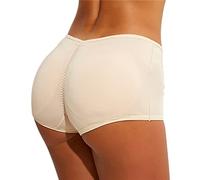 YAROVA Damen Po Push Up Unterhose - Frauen Sexy Formende Höschen Unterwäsche Schwammpolster Push-Up-Slip Nahtloser Bauchformer Shapewear Bequem Weich Atmungsaktiv Plus Größe,S