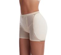 YAROVA Damen Po Push Up Unterhose - Frauen Sexy Spitze Body Shaper Bauchkontrolle Höschen Hohe Taille Schlank Shaperwear Butt Lifter Hip Enhancer Gepolsterte Push-Up Unterwäsche,Khaki,XL