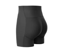 YAROVA Damen Po Push Up Unterhose - Sexy Nahtloses Push-Up Gepolstertes Höschen Butt Lifter Hip Enhancer Frauen Shapewear Kurzer Bauch Shaper Unterwäsche Hohe Taille Bequem Weich,Schwarz,XL