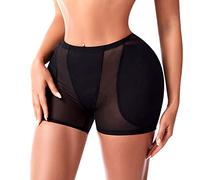 YAROVA Damen Po Push Up Unterhose - Sexy Shapewear Höschen Damen Hip Enhancer Butt Lifter Höschen Body Shaper Polsterung Panty Push Up Slips Bequeme Weiche Unterwäsche,Schwarz,XL